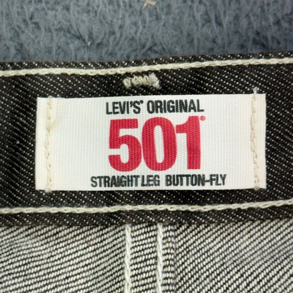 Levi's 501 Jeans Mens‎ 42x30 Brown Straight Leg Button Fly Denim Pants